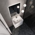 Тумба с умывальником AQUAme S1 60, подвесная, белый глянец AQM900160WH+1017000600001