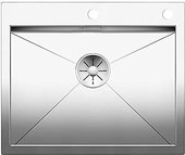 Кухонная мойка Blanco Zerox 550-IF/A, клапан-автомат, полированная сталь 521638