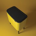 Мусорный бак Brabantia Bo Touch Bin 3x11л, трёхсекционный, жёлтый 316029
