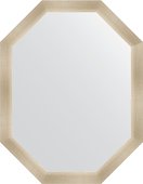 Зеркало Evoform Polygon 700x900 в багетной раме 59мм, травленое серебро BY 7044