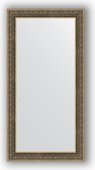 Зеркало Evoform Definite 830x1630 в багетной раме 101мм, вензель серебряный BY 3352