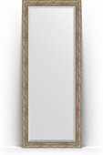Зеркало Evoform Exclusive Floor 800x2000 пристенное напольное, с фацетом, в багетной раме 85мм, виньетка античное серебро BY 6113