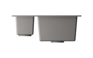 Кухонная мойка Omoikiri Bosen 59-2A-GR Artceramic, две чаши, leningrad grey 4993822