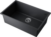 Кухонная мойка Omoikiri Tedori 66-U-BL, Tetogranit, чёрный 4993972