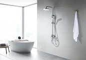 Душевая система Aquatek Лугано с изливом, хром AQ2740CR