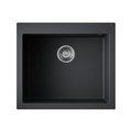 Кухонная мойка Omoikiri Bosen 57-BL,Tetogranit, чёрный 4993145