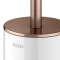 Туалетный гарнитур Keuco Edition 400, настенный, с хрустальной матовой колбой, красное золото шлифованное 11564 299000