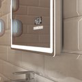 Зеркало Vigo Geometry Media Voice 700x700 LED-подсветка, подогрев, голосовое управление, Bluetooth, дата, время 046