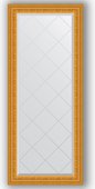 Зеркало Evoform Exclusive-G 650x1540 с гравировкой, в багетной раме 80мм, сусальное золото BY 4138