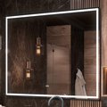 Зеркало Vigo Roberta Luxe 1200x1000 LED-подсветка, подогрев, бесконтактный выключатель, часы, диммер 296
