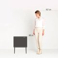 Мусорный бак Brabantia Bo Touch Bin 11+23л, двухсекционный, тёмно-серый 233548
