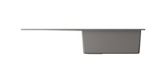 Кухонная мойка Omoikiri Sumi 100A-GR, с крылом, Artceramic, leningrad grey 4997110