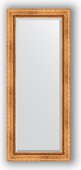 Зеркало Evoform Exclusive 610x1460 с фацетом, в багетной раме 88мм, римское золото BY 3542