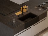 Смеситель для кухни Omoikiri Makkari 2 Plus-SB C выдвижной излив, подключение фильтра, хром, чёрный 4994493
