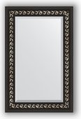 Зеркало Evoform Exclusive 550x850 с фацетом, в багетной раме 81мм, чёрный ардеко BY 1135