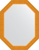 Зеркало Evoform Polygon 740x940 в багетной раме 80мм, сусальное золото BY 7136