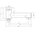 Излив поворотный AQUAme с картриджем, хром AQM8301CR