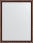 Зеркало Evoform Definite 730x930 в багетной раме 50мм, махагон с орнаментом BY 3647