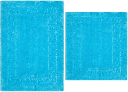 Набор ковриков для ванной Grund Senmut, 50x80см, 50x55см, полиэстер, светло-синий b4006-326184/606184