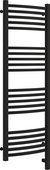 Полотенцесушитель электрический Сунержа Аркус 3.0, 1200x400, МЭМ правый, матовый чёрный 31-5705-1240