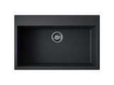 Кухонная мойка Omoikiri Tedori 79-BL, Tetogranit, чёрный 4993948