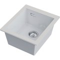 Кухонная мойка Omoikiri Omishima 41-U WH Glossy Natceramic, подстольный монтаж, белый глянцевый 4997514