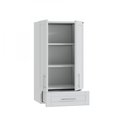 Шкаф Санта Дублин 480x900x300, подвесной, 1 ящик, белый 423002