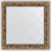 Зеркало Evoform Exclusive-G 860x860 с гравировкой, в багетной раме 84мм, фреска BY 4313