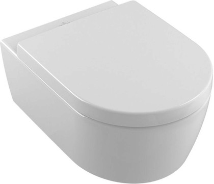 Унитаз подвесной Villeroy & Boch Avento, безободковый, сидение Soft Close 5656HR01