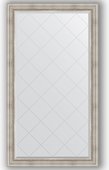 Зеркало Evoform Exclusive-G 960x1710 с гравировкой, в багетной раме 88мм, римское серебро BY 4405
