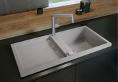 Кухонная мойка Blanco Adon XL 6S, с клапаном-автоматом, бетон 525298