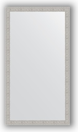 Зеркало Evoform Definite 610x1110 в багетной раме 46мм, волна алюминий BY 3198