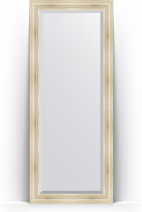 Зеркало Evoform Exclusive Floor 840x2040 пристенное напольное, с фацетом, в багетной раме 99мм, травлёное серебро BY 6128