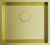 Кухонная мойка Omoikiri Kasen 49-16-LG нержавеющая сталь, светлое золото 4997054