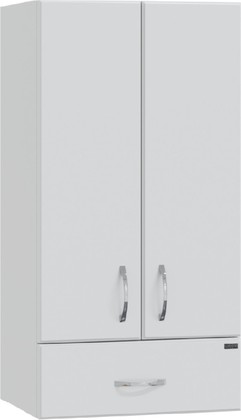 Шкаф Санта Стандарт 480x900x295, подвесной, 2 двери, 1 ящик, белый 401008