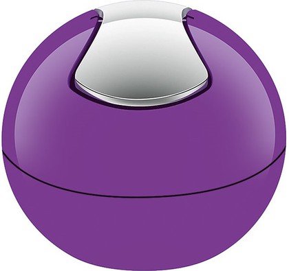 Настольный контейнер для мусора Spirella Bowl-Shiny, 1л, фиолетовый 1014968