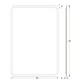 Зеркало с матированием и LED-подсветкой Defesto, 38W, 80x120см, без выключателя, нейтральный белый свет DF 3810