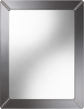 Зеркало 65x80см с фацетом и окантовкой-рамой из графитного зеркала с крупными стразами Dubiel Vitrum SYRIUSZ 5905241000930