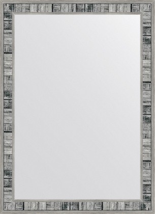 Зеркало Evoform Definite 52x72, в багетной раме, состаренное дерево 50мм BY 7492