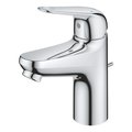 Смеситель для раковины Grohe Euroeco, размер S, рычажный донный клапан, хром 23262001