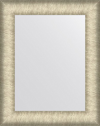 Зеркало Evoform Definite 40x50, в багетной раме, брашированное серебро 59мм BY 7614