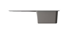Кухонная мойка Omoikiri Yasugata 86-GR Tetogranit, оборачиваемая, leningrad grey 4993546