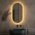 Зеркало Defesto Opti 40x80, LED подсветка, сенсорный выключатель, тёплый белый свет DF 2912S