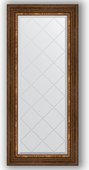 Зеркало Evoform Exclusive-G 560x1260 с гравировкой, в багетной раме 88мм, римская бронза BY 4062