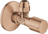 Угловой вентиль Grohe, 1/2x3/8" универсальный, для подключения смесителей, тёплый закат матовый 22039DL0