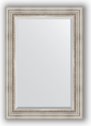 Зеркало Evoform Exclusive 660x960 с фацетом, в багетной раме 88мм, римское серебро BY 1277