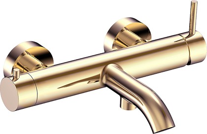 Смеситель для ванны AQUAme Siena, глянцевое золото AQM6212GG
