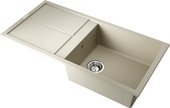 Кухонная мойка Omoikiri Sumi 100-BE с крылом, tetogranit, ваниль 4993655