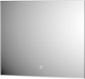Зеркало с фацетом Defesto Glow 60x50, LED подсветка, сенсорный выключатель, тёплый белый свет DF 2513SH