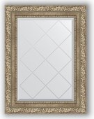Зеркало Evoform Exclusive-G 550x720 с гравировкой, в багетной раме 85мм, виньетка античное серебро BY 4014